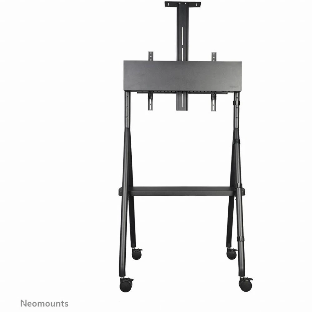 Laikiklis „Neomounts NEWSTAR“ MOBILUSIS PLOKŠČIAEKRANIO GRINDŲ STOVAS (AUKŠTIS: 110–144 CM) 32–65" Juodas
