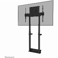 Laikiklis Neomounts NEWSTAR MOTORIZUOTOS SIENINĖS STOVĖLIAI, ĮSKA. LAIKYMO DĖŽĖ, 10 CM. RATAI VESA 100X100 IKI 800X600 Juodas