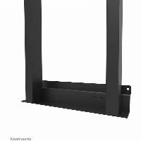 Laikiklis Neomounts NEWSTAR MOTORIZUOTOS SIENINĖS STOVĖLIAI, ĮSKA. LAIKYMO DĖŽĖ, 10 CM. RATAI VESA 100X100 IKI 800X600 Juodas