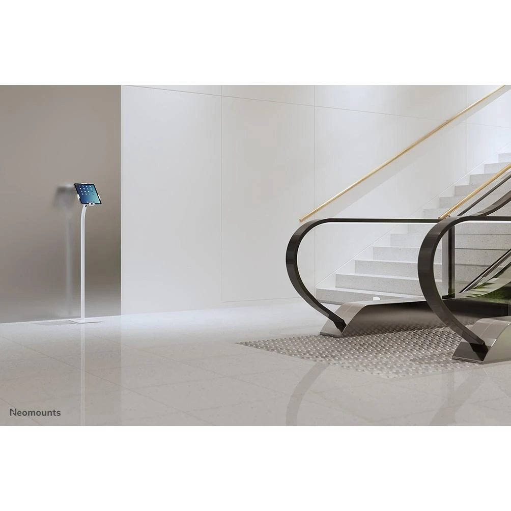 Laikiklis NEOMOUNTS BY NEWSTAR FL15-625WH1 TILT- AND ROTATABLE Planšetė FLOOR STAND FOR 7,9-11" TABLETS - Baltas