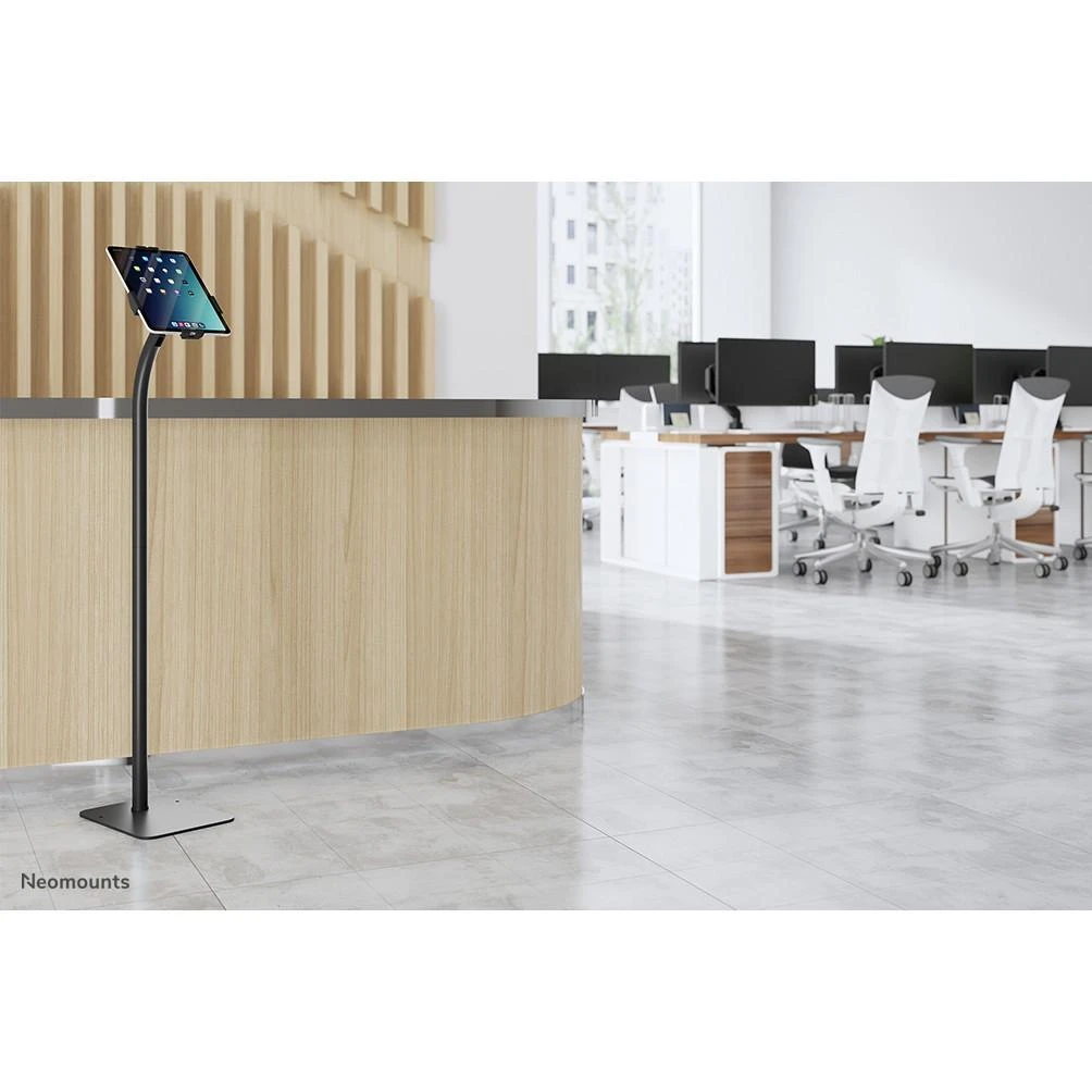 Laikiklis NEOMOUNTS BY NEWSTAR FL15-625BL1 TILT- AND ROTATABLE Planšetė FLOOR STAND FOR 7,9-11" TABLETS - Juodas