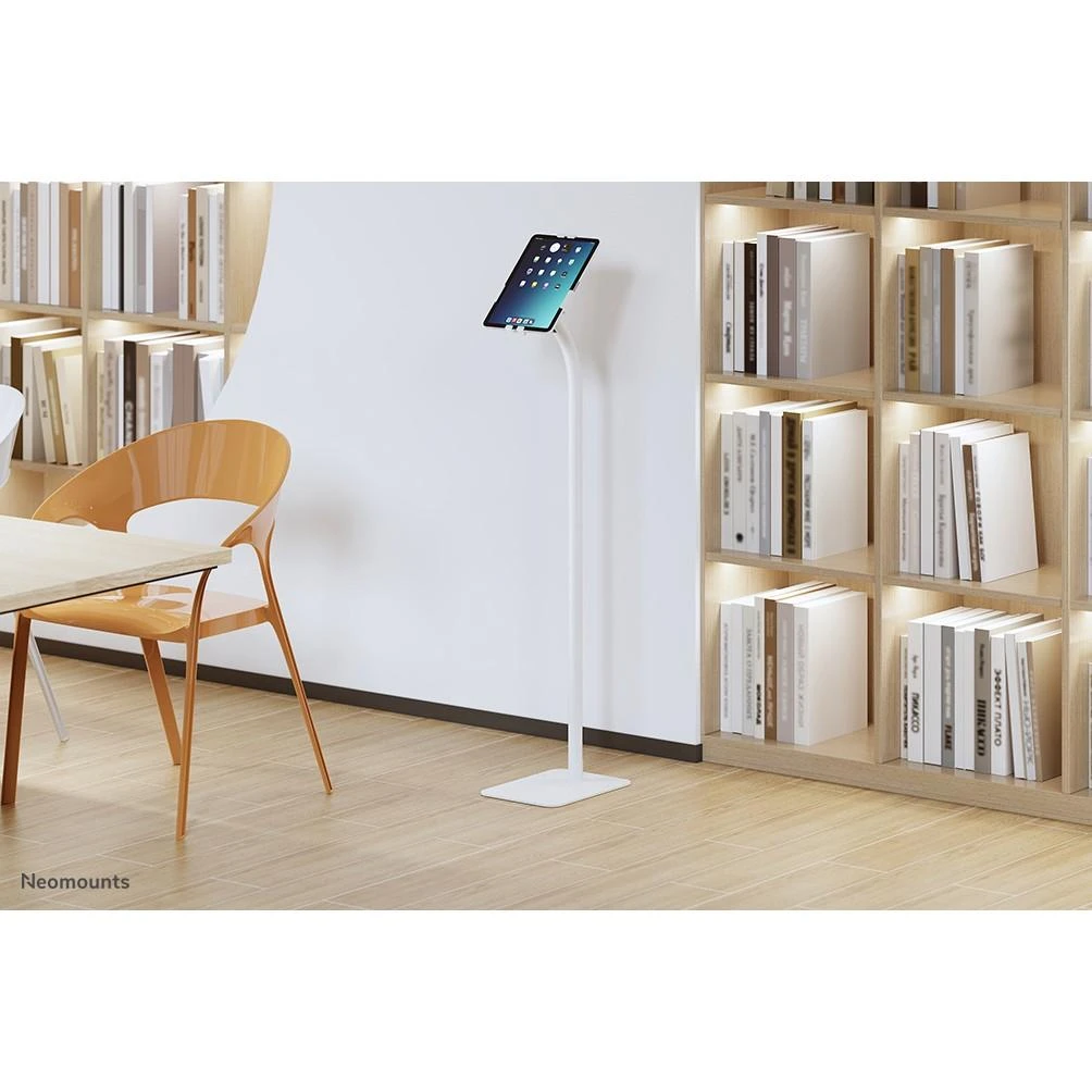 Laikiklis NEOMOUNTS BY NEWSTAR FL15-625WH1 TILT- AND ROTATABLE Planšetė FLOOR STAND FOR 7,9-11" TABLETS - Baltas