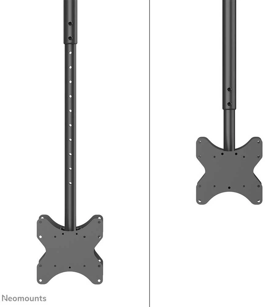Laikiklis NEOMOUNTS NUGAL Į ATGAL EKRANO LUBŲ MONTAVIMAS (AUGŠIS: 106-156 CM) Juodas