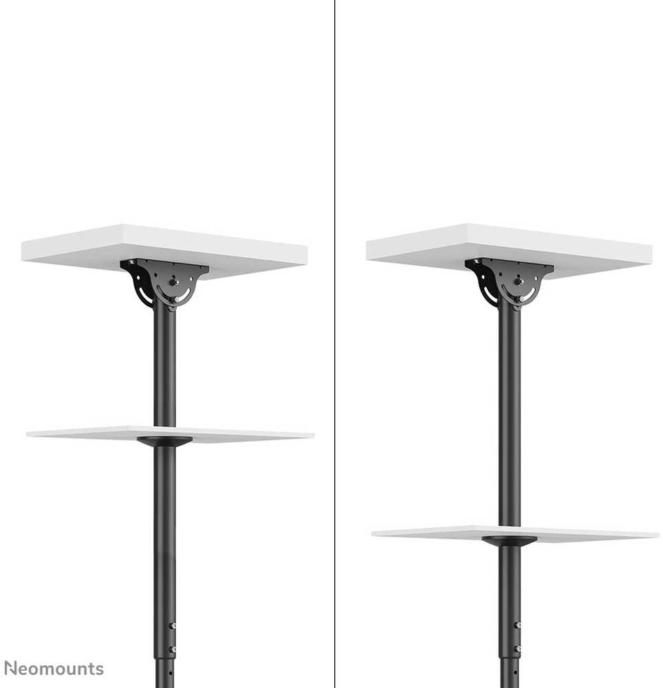 Laikiklis NEOMOUNTS NUGAL Į ATGAL EKRANO LUBŲ MONTAVIMAS (AUGŠIS: 106-156 CM) Juodas
