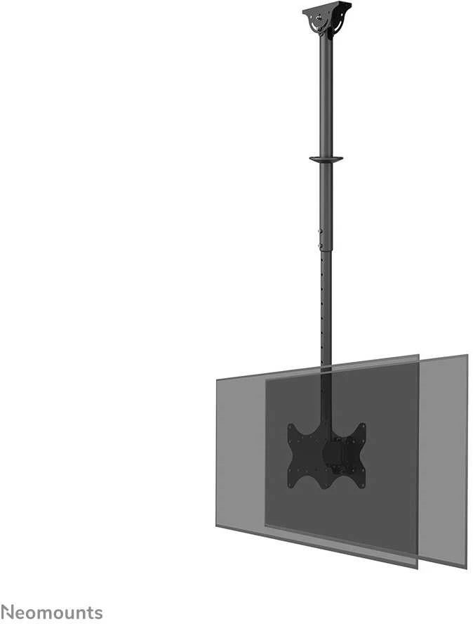 Laikiklis NEOMOUNTS NUGAL Į ATGAL EKRANO LUBŲ MONTAVIMAS (AUGŠIS: 106-156 CM) Juodas