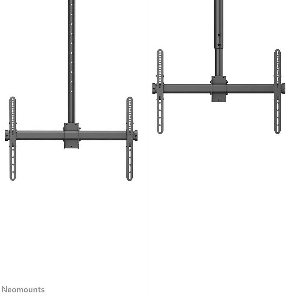 Laikiklis NEOMOUNTS PLOKŠČIASIS EKRANAS LUBŲ MONTAVIMAS (AUGŠIS: 106-156 CM) Juodas