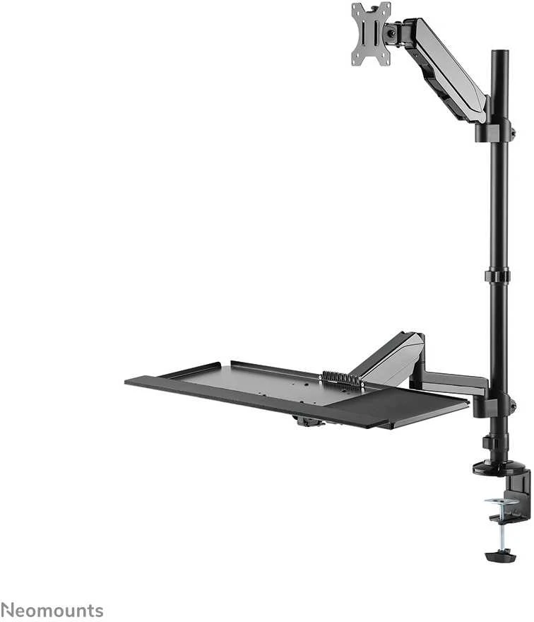 Laikiklis NEOMOUNTS DESK MOUNTED SIT-STAND WORKSTATION (SCREEN, KEYBOARD & MOUSE)