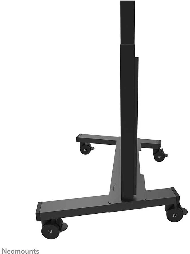 Laikiklis „NEOMOUNTS MOVE LIFT XL“ MOTORIZUOTAS MOBILUSIS STOVAS SU SANDĖLIAVIMO DĖŽE, 10 CM, RATUKAI, GRINDYS – VESA MAX 1200X600