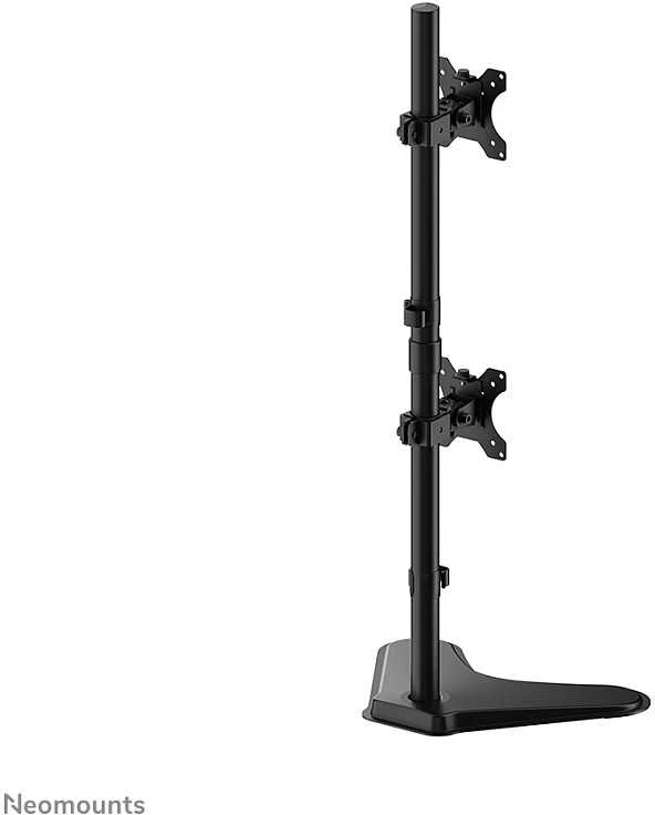 NeoMounts plokščiaekranis stalinis laikiklis (stovas), 10-32", 2 ekranai, c:Juodas