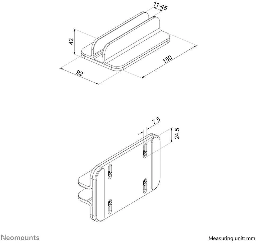NEOMOUNTS BY NEWSTAR VERTICAT LAPTOP STAND