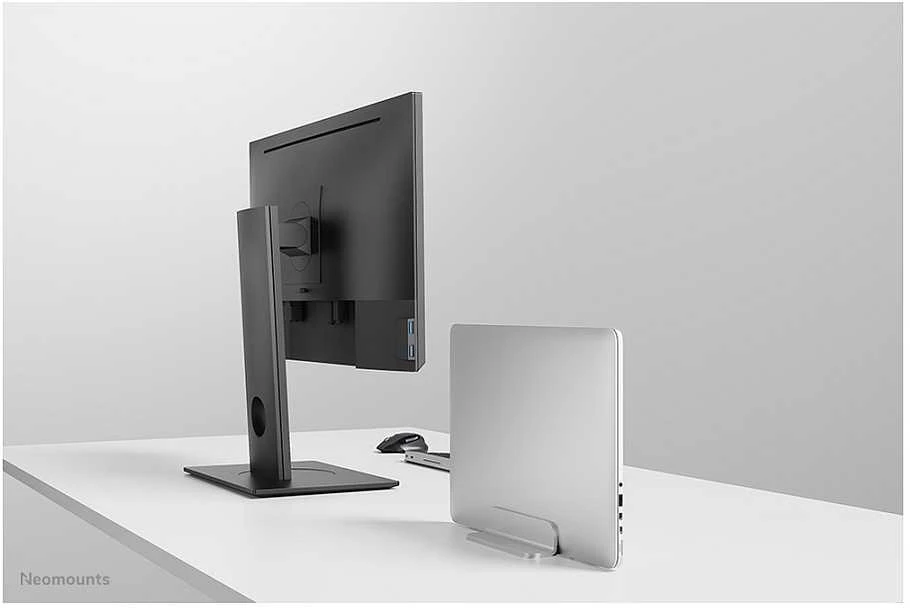 NEOMOUNTS VERTICAL LAPTOP STAND, Sidabrinis