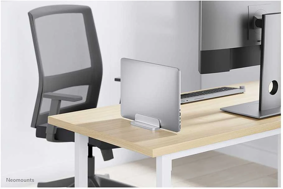 NEOMOUNTS VERTICAL LAPTOP STAND, Sidabrinis