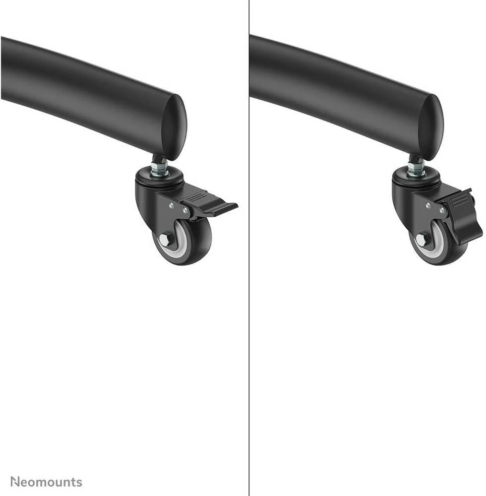 Laikiklis NeoMounts mobilus plokščiaekranis grindų stovas (aukštis: 128-160 cm), 60-100", c:Juodas