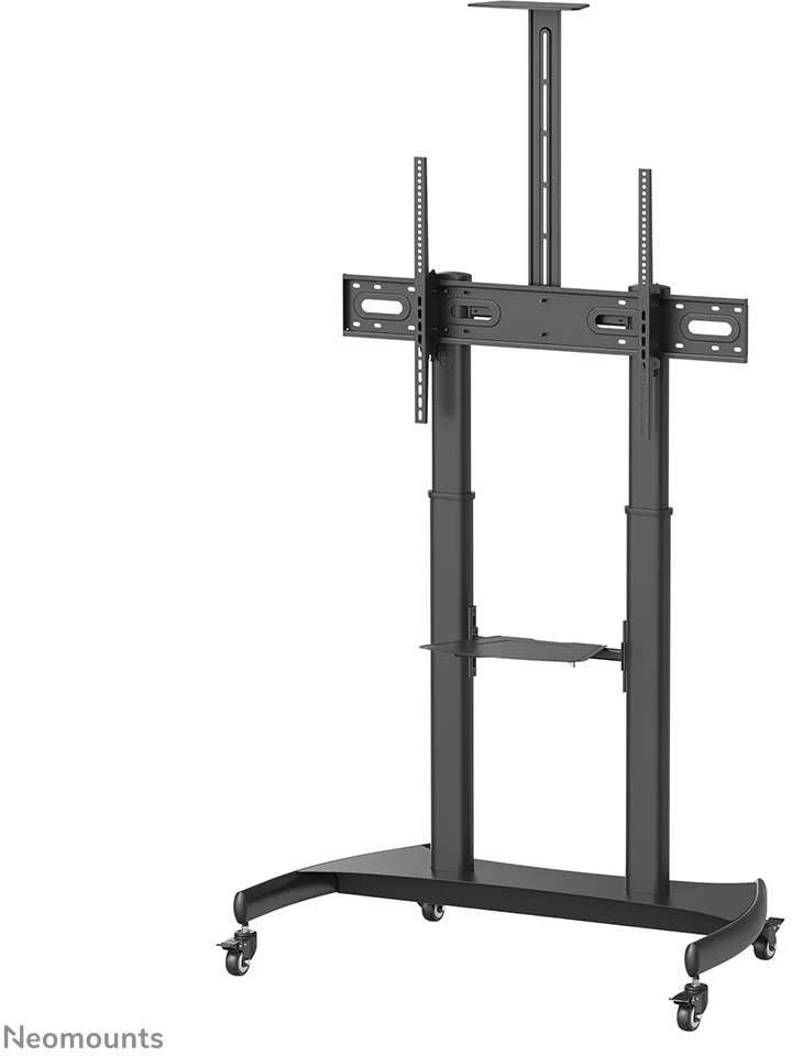 Laikiklis NeoMounts mobilus plokščiaekranis grindų stovas (aukštis: 128-160 cm), 60-100", c:Juodas
