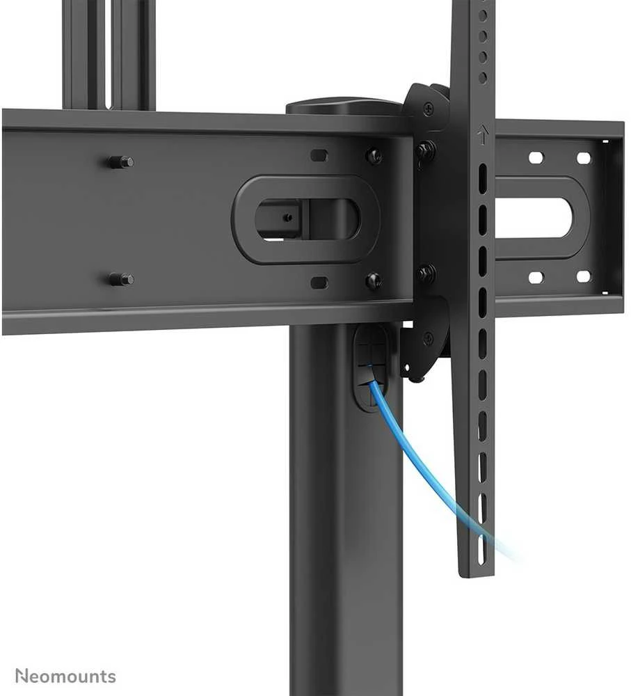 Laikiklis NeoMounts mobilus plokščiaekranis grindų stovas (aukštis: 128-160 cm), 60-100", c:Juodas