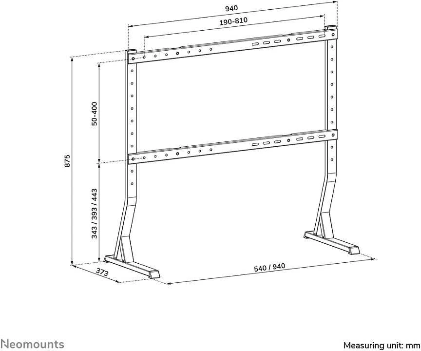 Laikiklis NEOMOUNTS TV DESK STAND 45-90? (LEGS)