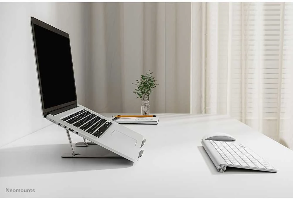 Neomounts NEWSTAR NOTEBOOK DESK STAND Sidabrinis (ERGONOMIC)