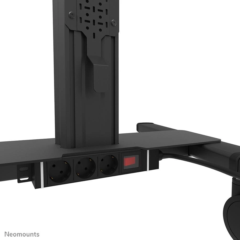 Laikiklis NEOMOUNTS BY NEWSTAR SELECT MOBILE DISPLAY FLOOR STAND (32-75") 10 CM. WHEELS Juodas