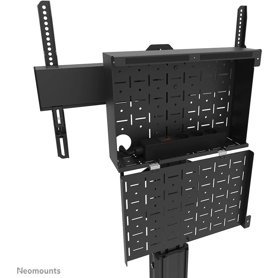Laikiklis NEOMOUNTS BY NEWSTAR SELECT MOBILE DISPLAY FLOOR STAND (32-75") 10 CM. WHEELS Juodas