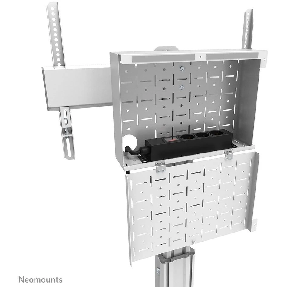 Laikiklis NEOMOUNTS BY NEWSTAR SELECT MOBILE DISPLAY FLOOR STAND (32-75") 10 CM. WHEELS Baltas