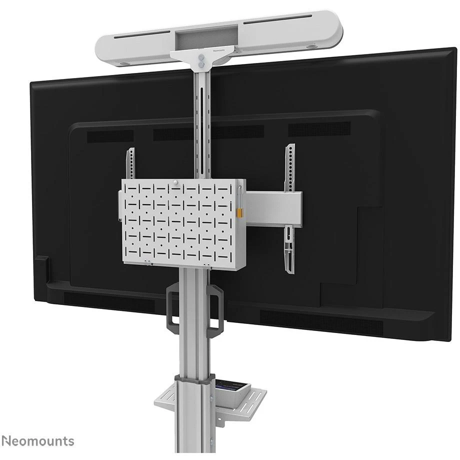 Laikiklis NEOMOUNTS BY NEWSTAR SELECT MOBILE DISPLAY FLOOR STAND (32-75") 10 CM. WHEELS Baltas
