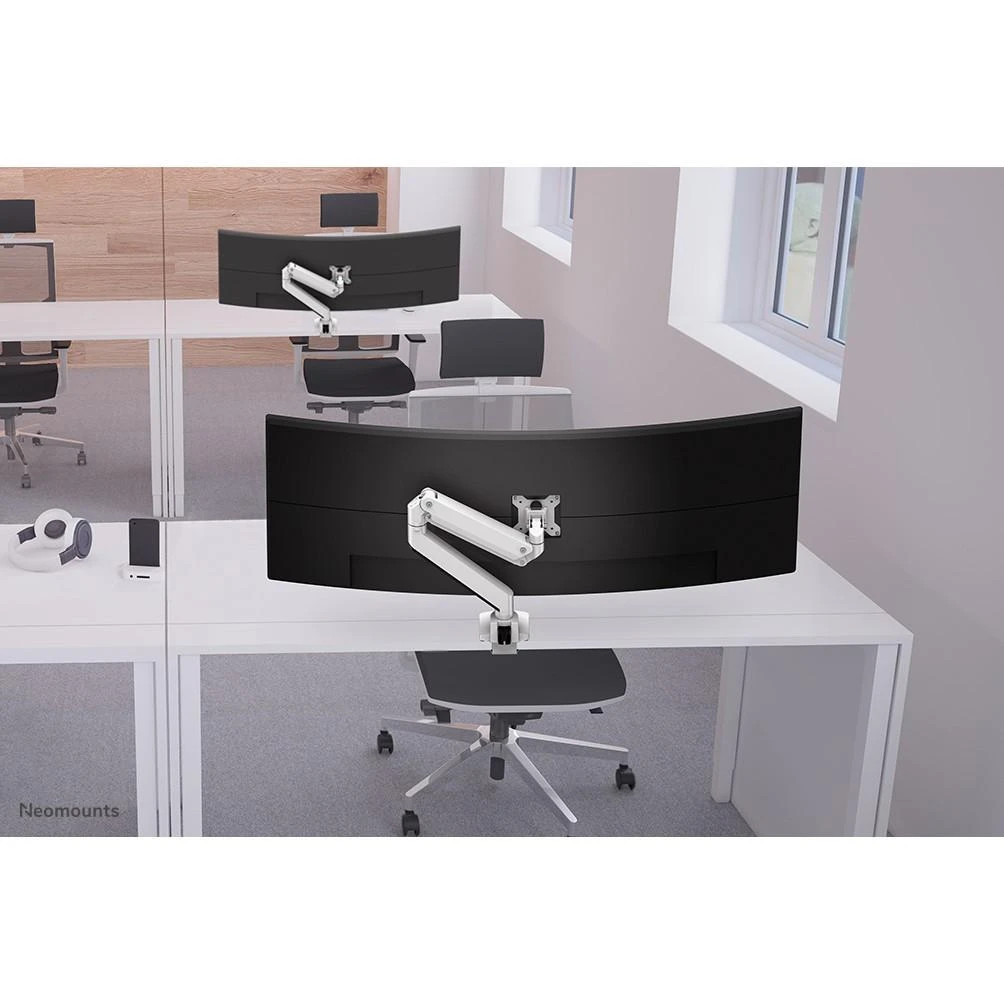 Laikiklis Neomounts Newstar NM-D775PLUS 124,5 cm (49") Gnybtas / varžtai Balta