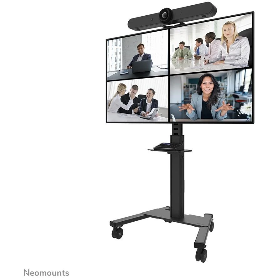Laikiklis „NEOMOUNTS BY NEWSTAR SELECT“ VIDEO RINKINYS, KAMEROS IR AV LENTYNA (ĮSKAITANT „LOGITECH RALLY BAR“ (MINI) ADAPTERĮ, SKIRTĄ FL50S-825BL1)