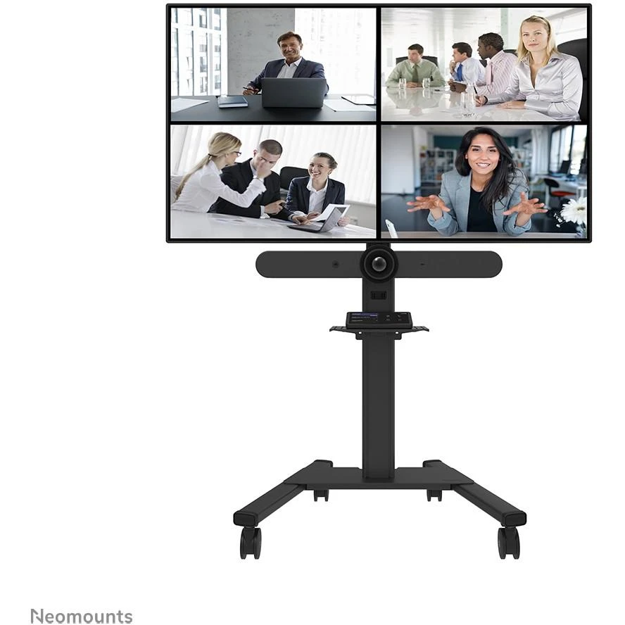 Laikiklis „NEOMOUNTS BY NEWSTAR SELECT“ VIDEO RINKINYS, KAMEROS IR AV LENTYNA (ĮSKAITANT „LOGITECH RALLY BAR“ (MINI) ADAPTERĮ, SKIRTĄ FL50S-825BL1)