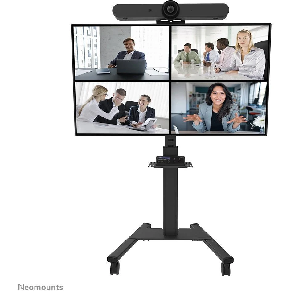 Laikiklis „NEOMOUNTS BY NEWSTAR SELECT“ VIDEO RINKINYS, KAMEROS IR AV LENTYNA (ĮSKAITANT „LOGITECH RALLY BAR“ (MINI) ADAPTERĮ, SKIRTĄ FL50S-825BL1)