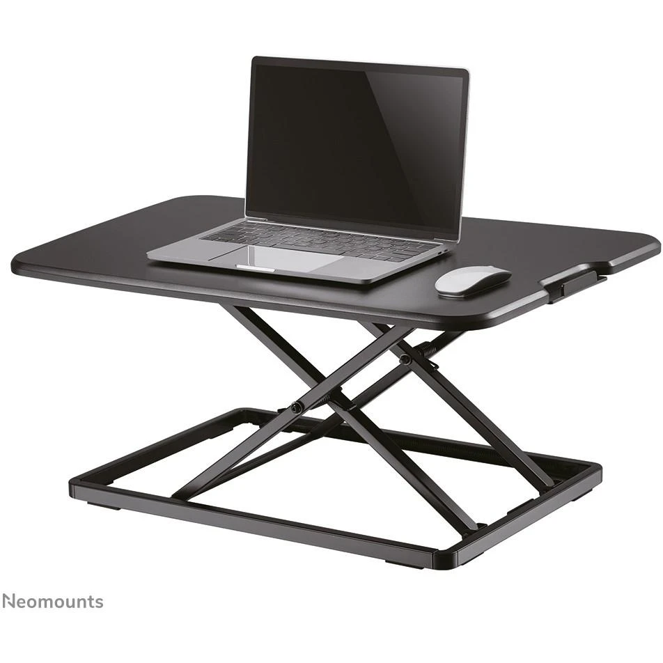 „Neomounts NEWSTAR WORKSTATION“ – SĖDIMO-STOVIMO DARBO VIETA (AUKŠČIO REGULIAVIMAS: 4–40 CM), Juodas