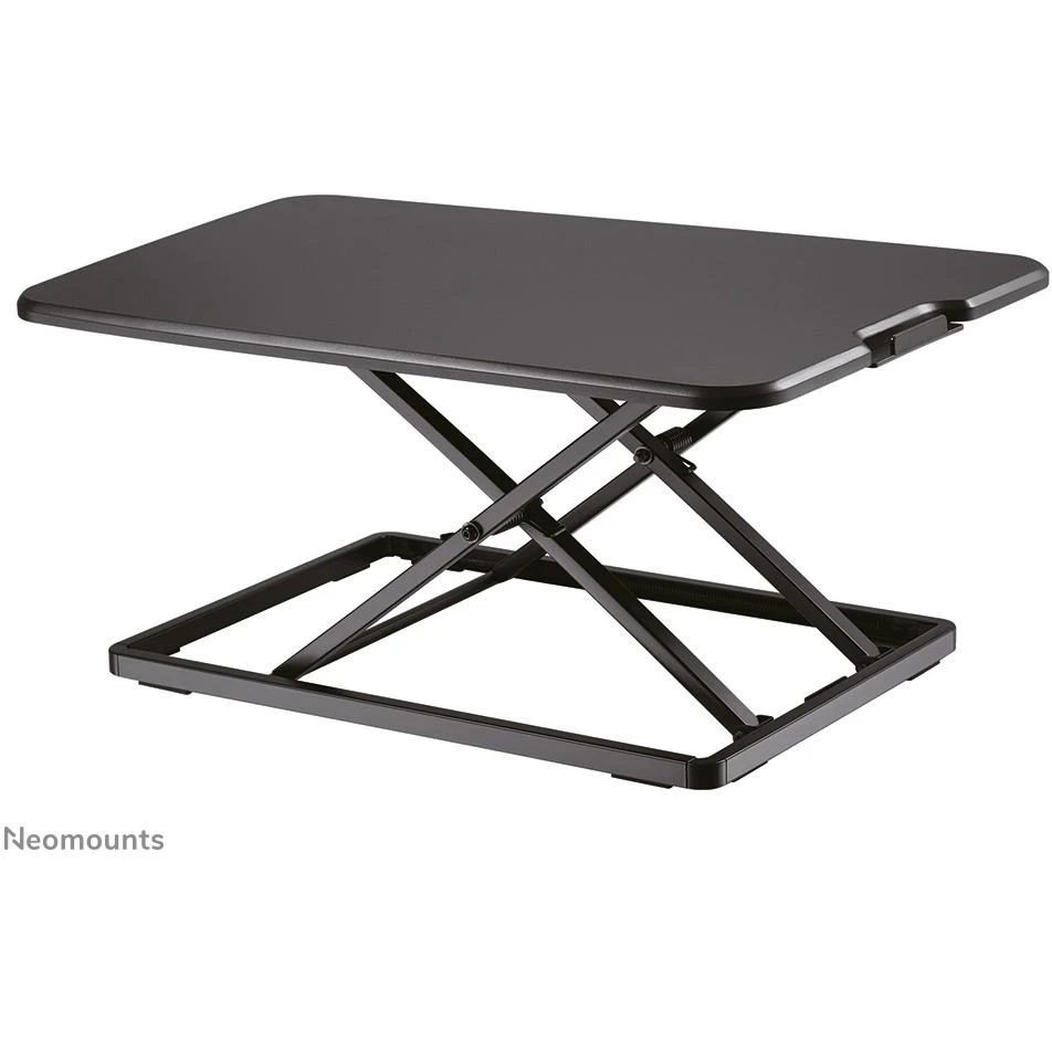 „Neomounts NEWSTAR WORKSTATION“ – SĖDIMO-STOVIMO DARBO VIETA (AUKŠČIO REGULIAVIMAS: 4–40 CM), Juodas
