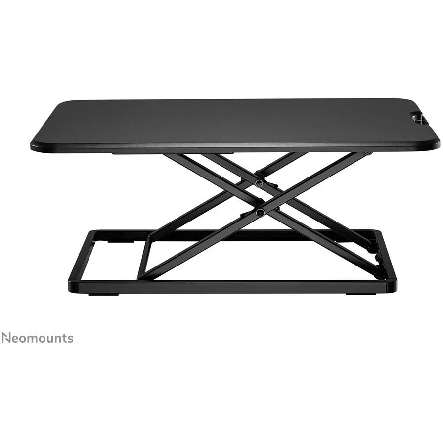 „Neomounts NEWSTAR WORKSTATION“ – SĖDIMO-STOVIMO DARBO VIETA (AUKŠČIO REGULIAVIMAS: 4–40 CM), Juodas