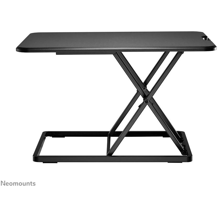 „Neomounts NEWSTAR WORKSTATION“ – SĖDIMO-STOVIMO DARBO VIETA (AUKŠČIO REGULIAVIMAS: 4–40 CM), Juodas