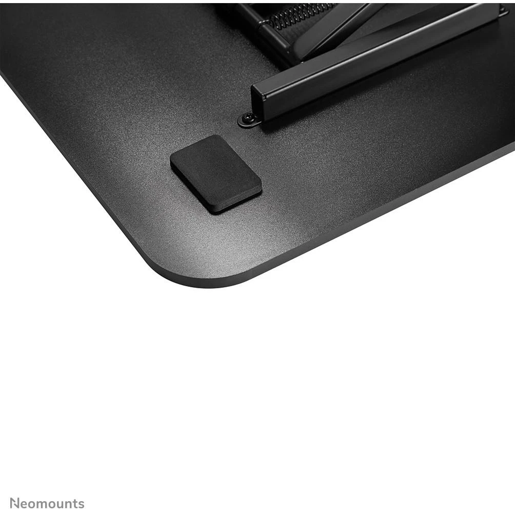 „Neomounts NEWSTAR WORKSTATION“ – SĖDIMO-STOVIMO DARBO VIETA (AUKŠČIO REGULIAVIMAS: 4–40 CM), Juodas