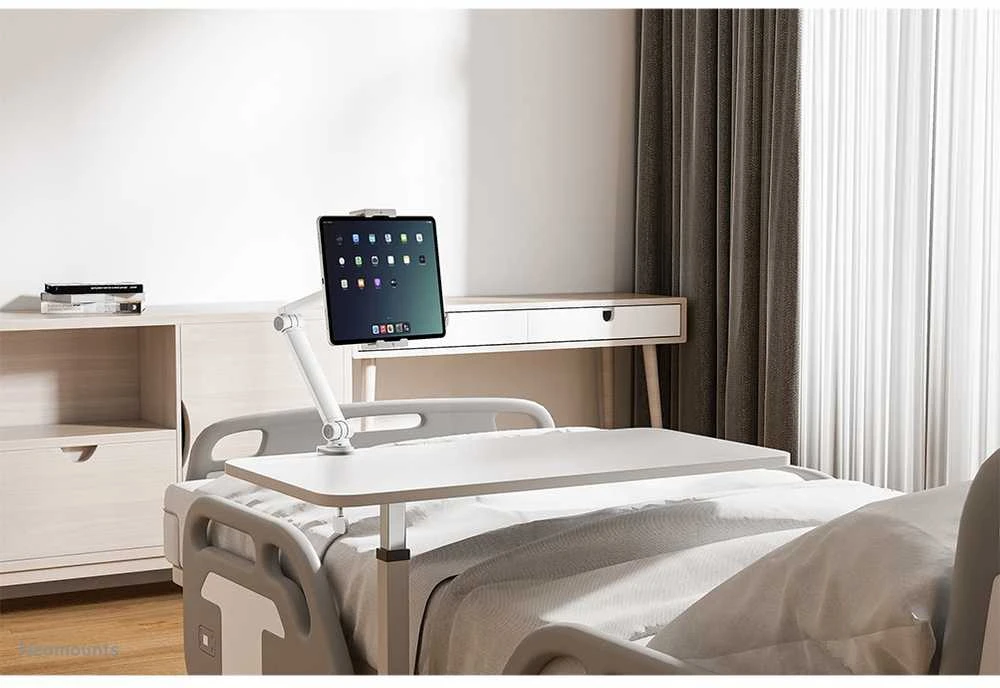 NEOMOUNTS Planšetė DESK CLAMP (SUITED FROM 4,7" UP TO 12.9") Baltas