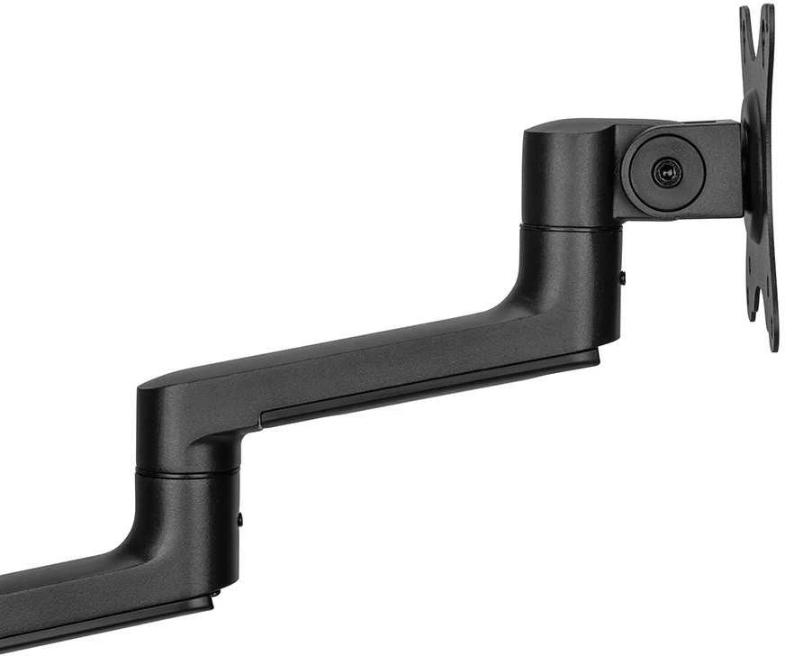 Laikiklis NEOMOUNTS SCREEN STALO MONTUVAS DVIEM EKRANAMS, Juodas (CLAMP+GROMMET)