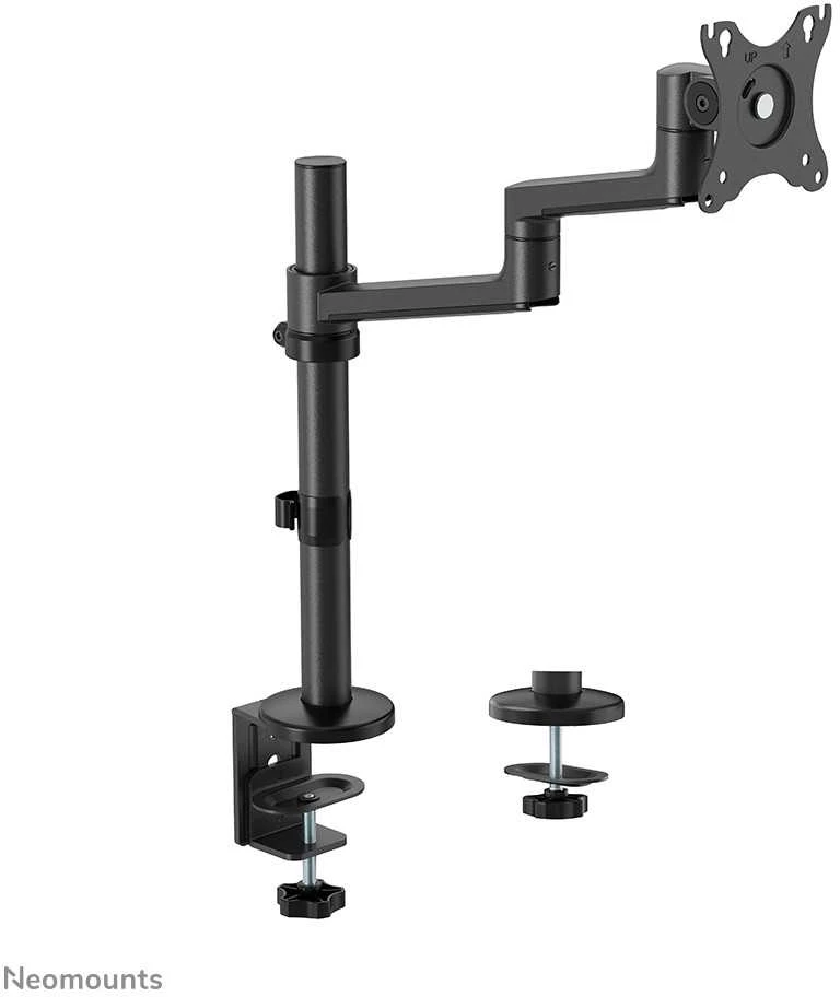 Laikiklis NEOMOUNTS SCREEN DESK MOUNT, Juodas (CLAMP+GROMMET)