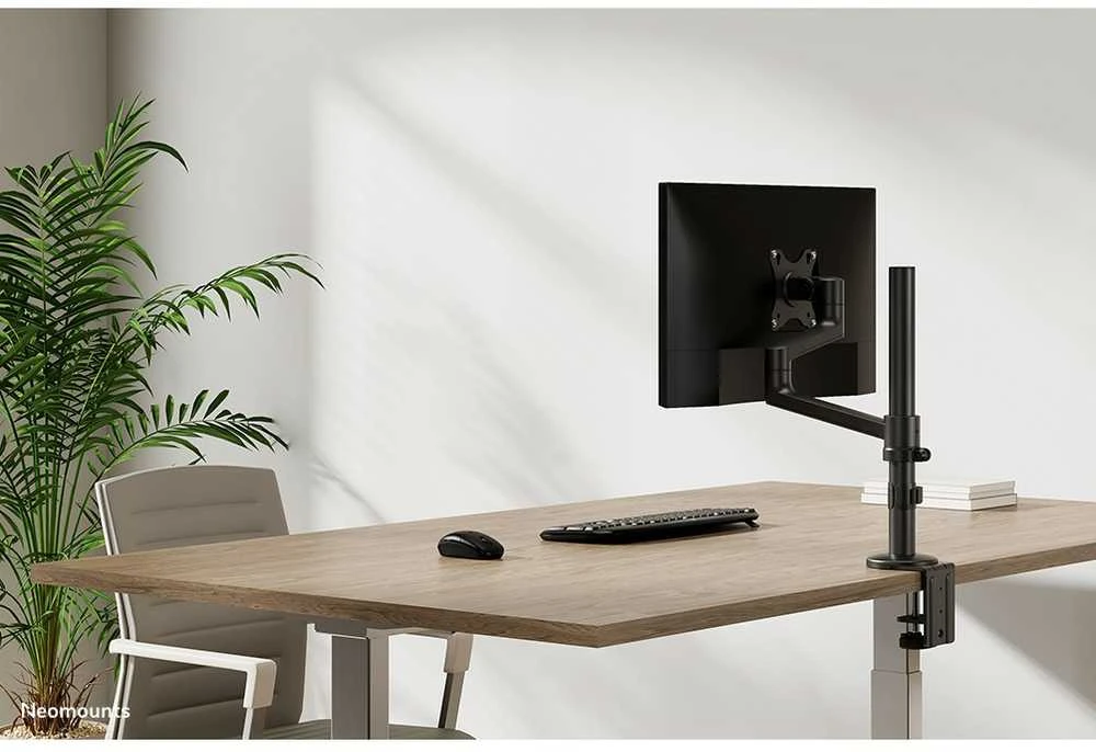 Laikiklis NEOMOUNTS SCREEN DESK MOUNT, Juodas (CLAMP+GROMMET)