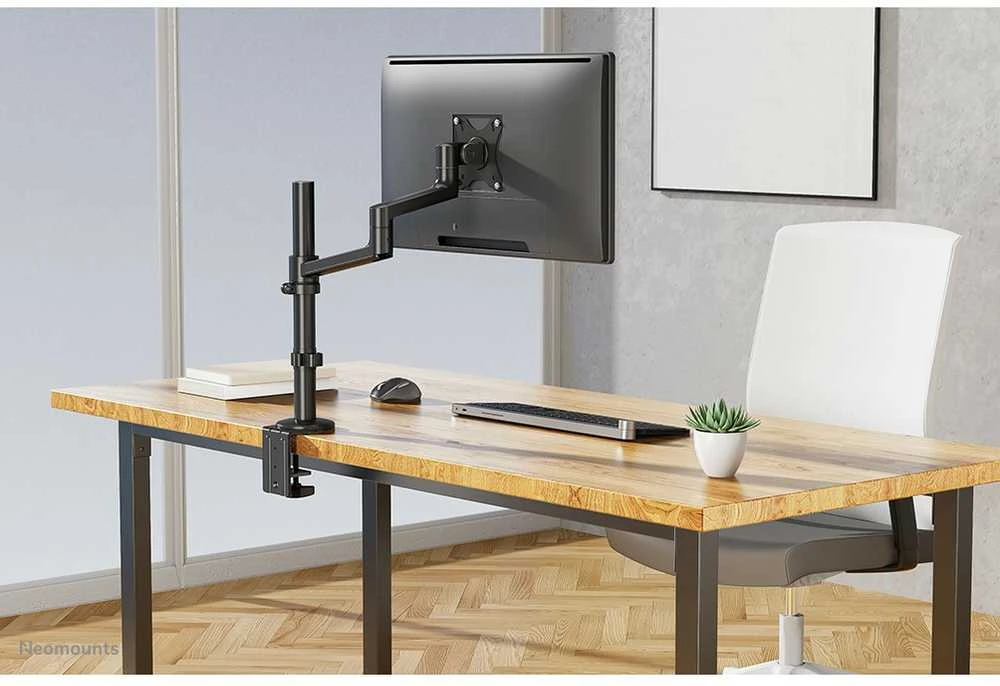 Laikiklis NEOMOUNTS SCREEN DESK MOUNT, Juodas (CLAMP+GROMMET)