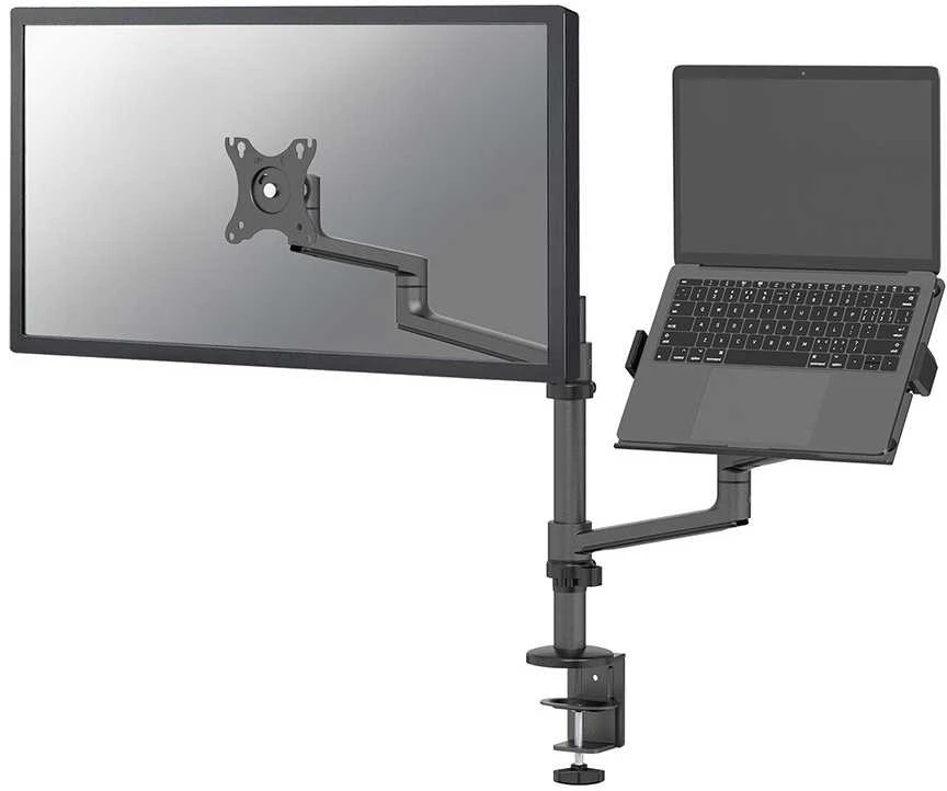 Laikiklis NEOMOUNTS nešiojamasis kompiuteris + SCREEN STALO MONTAVIMAS (CLAMP + GROMMET)