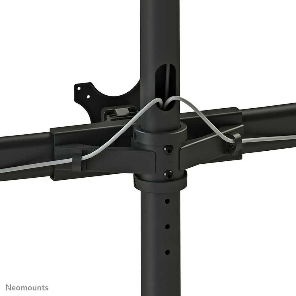 Newstar FPMA-D700D6 monitoriaus laikiklis arba stovas 68,6 cm (27") Gnybtas Juoda