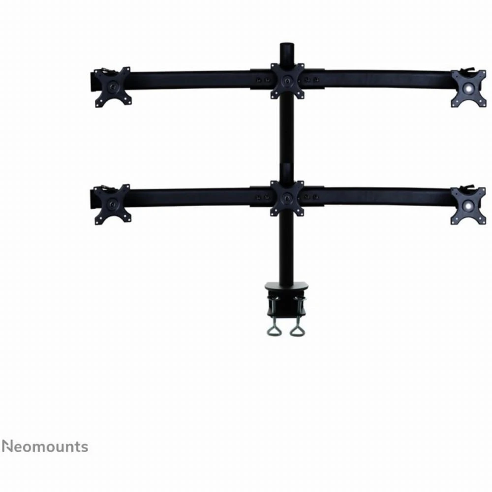 Newstar FPMA-D700D6 monitoriaus laikiklis arba stovas 68,6 cm (27") Gnybtas Juoda