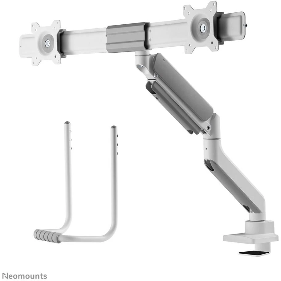 Laikiklis NEOMOUNTS BY NEWSTAR DS75-450WH2 FULL MOTION MONITORIUS DESK MOUNT FOR 17-32" SCREENS - Baltas
