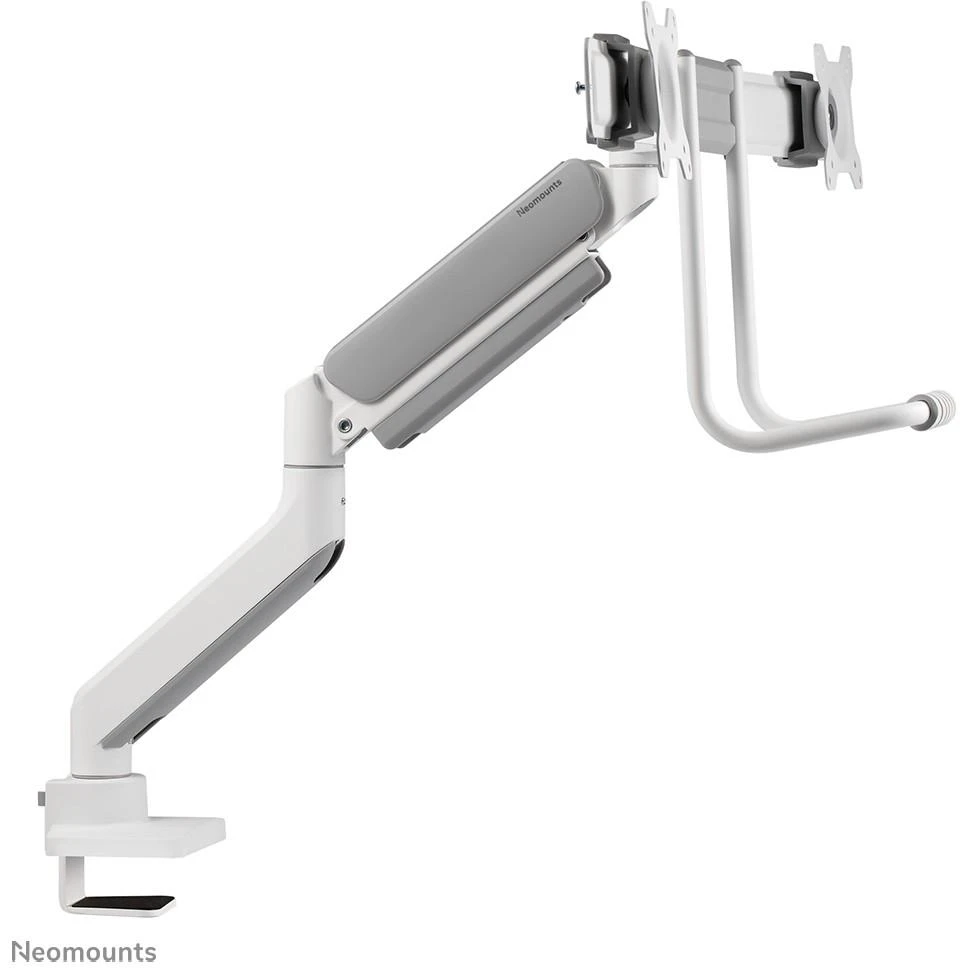 Laikiklis NEOMOUNTS BY NEWSTAR DS75-450WH2 FULL MOTION MONITORIUS DESK MOUNT FOR 17-32" SCREENS - Baltas