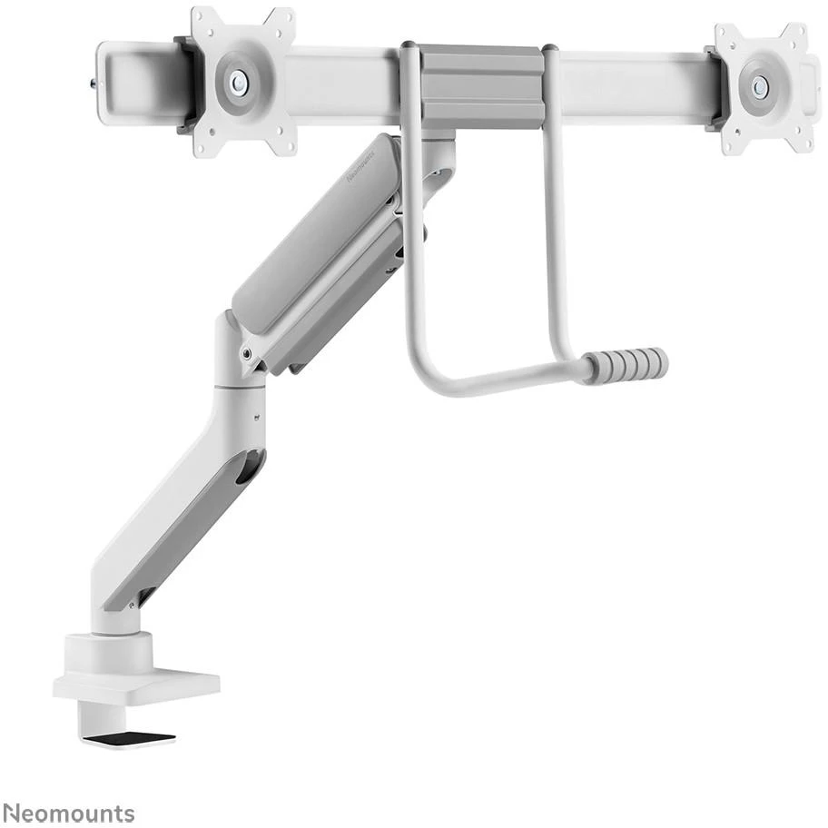 Laikiklis NEOMOUNTS BY NEWSTAR DS75-450WH2 FULL MOTION MONITORIUS DESK MOUNT FOR 17-32" SCREENS - Baltas