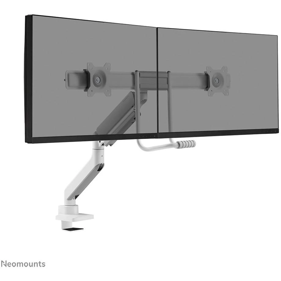 Laikiklis NEOMOUNTS BY NEWSTAR DS75-450WH2 FULL MOTION MONITORIUS DESK MOUNT FOR 17-32" SCREENS - Baltas
