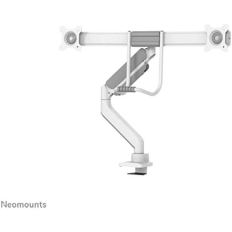 Laikiklis NEOMOUNTS BY NEWSTAR DS75-450WH2 FULL MOTION MONITORIUS DESK MOUNT FOR 17-32" SCREENS - Baltas