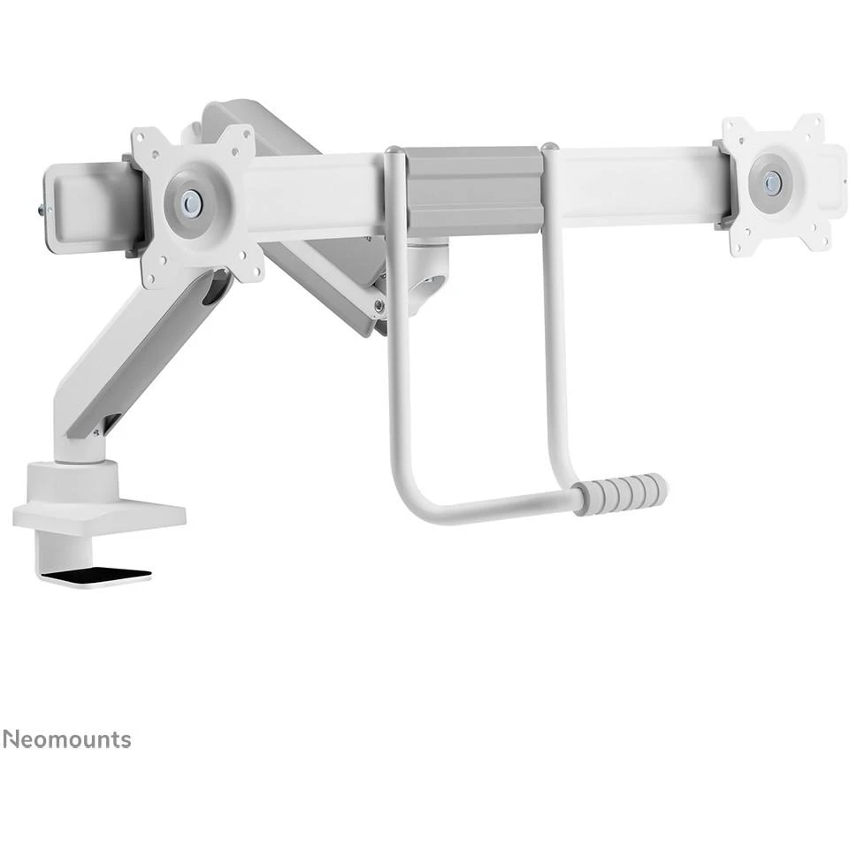 Laikiklis NEOMOUNTS BY NEWSTAR DS75-450WH2 FULL MOTION MONITORIUS DESK MOUNT FOR 17-32" SCREENS - Baltas