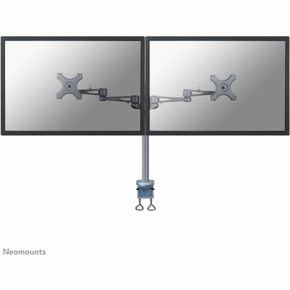 Neomounts Newstar FPMA-D935D monitoriaus laikiklis arba stovas 68,6 cm (27") Gnybtas Sidabras