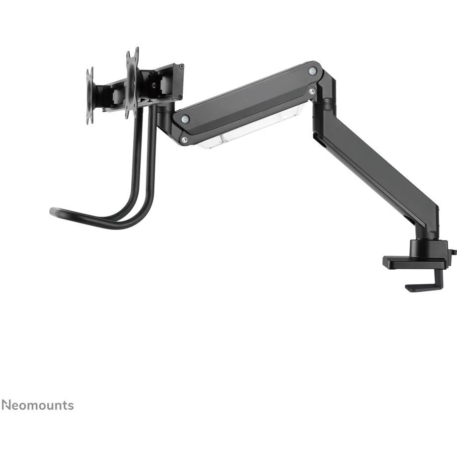 Laikiklis Neomounts NM-D775DX dvigubo monitoriaus rankena, juoda